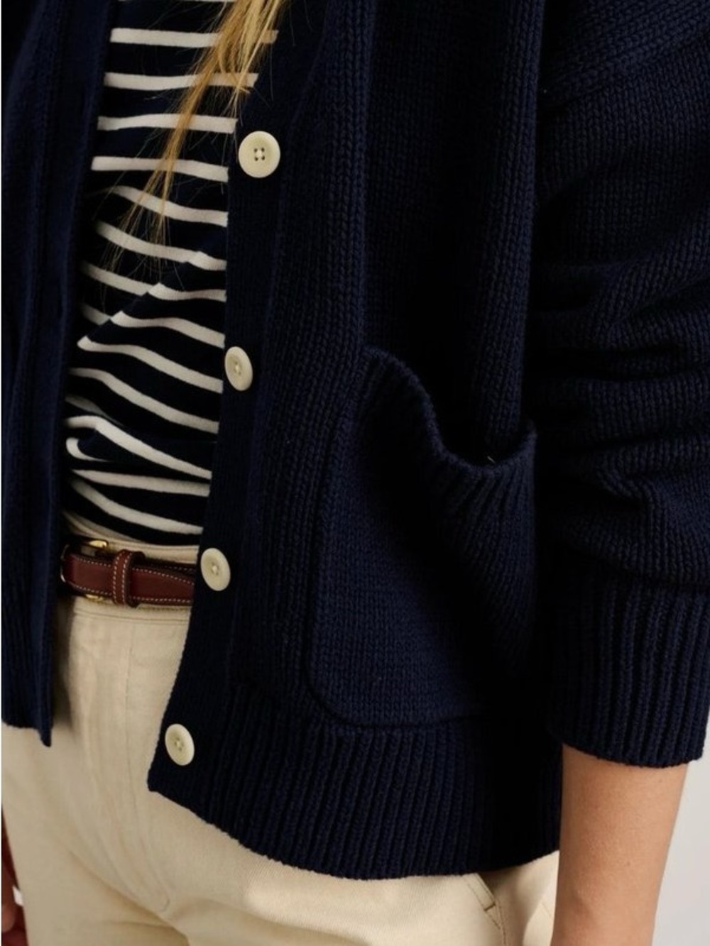 Alex Mill Emma Cardigan Navy - Picture 3 of 12